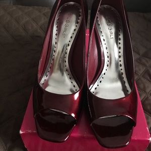 BCBG Girls Ruby Red Heels